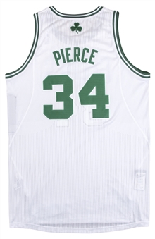 2010-11 Paul Pierce Game Used Boston Celtics Home Jersey 